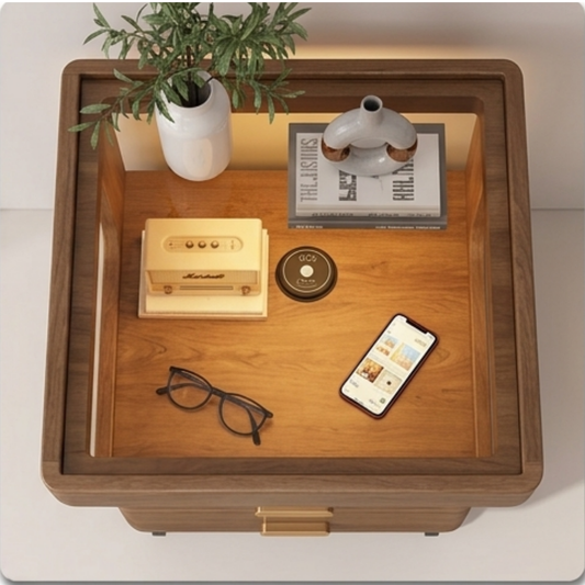 LumiNest Smart Bedside Table