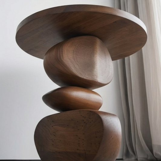 ZenStone Sculptural Side Table