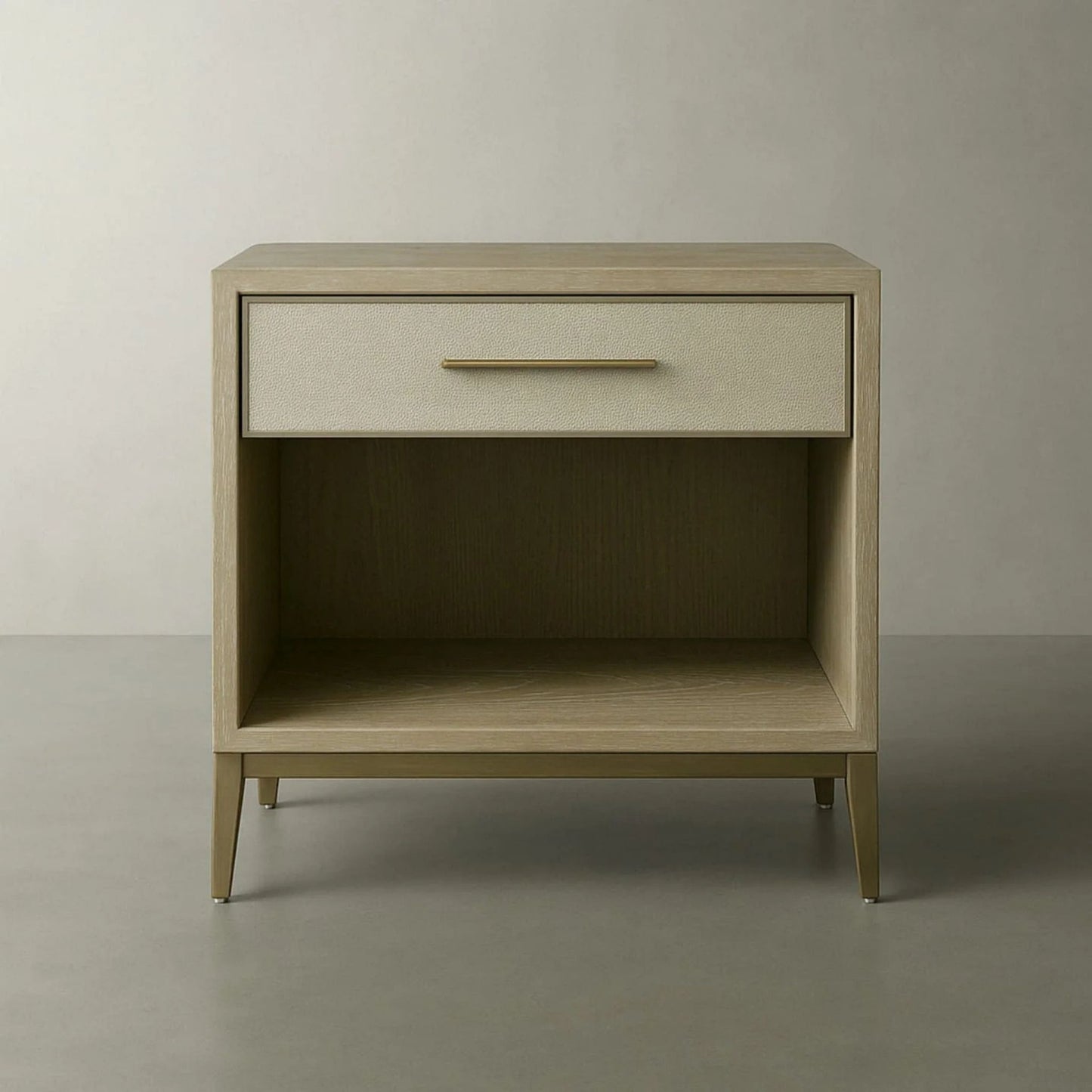 Modern Open-Shelf Nightstand