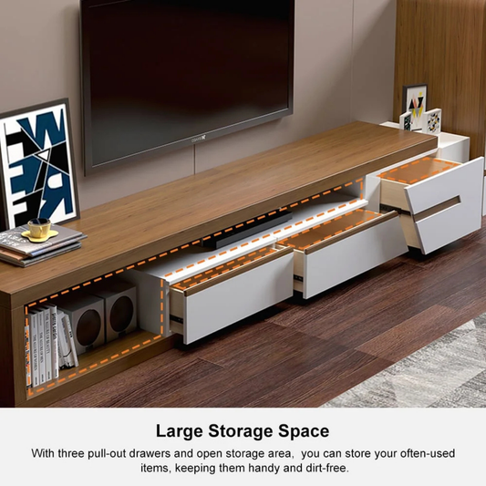 Modern TV Stand with Large Storage