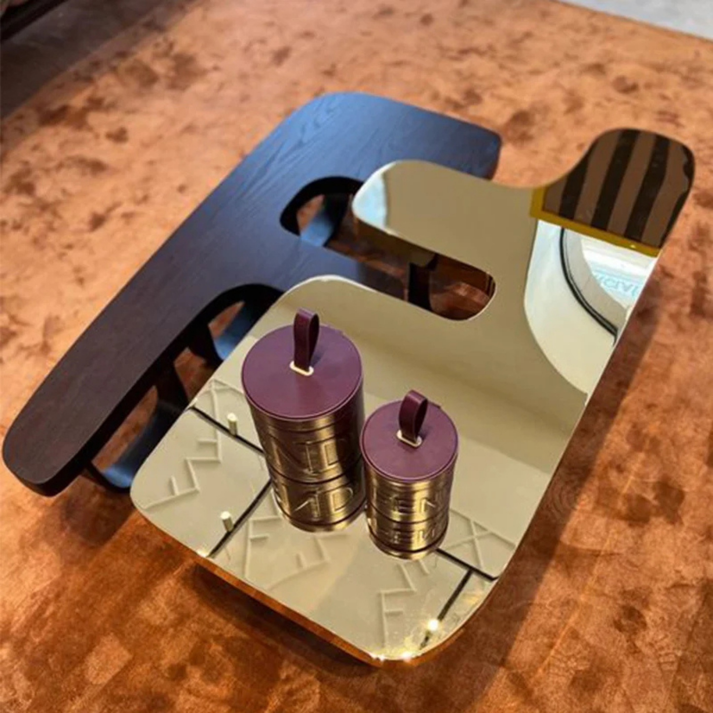 Modern Sculptural Coffee Table Set