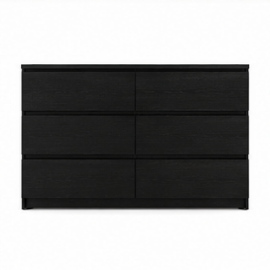 Noir 6-Drawer Dresser