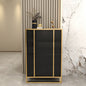 Modern Black & Gold Chest of Drawers