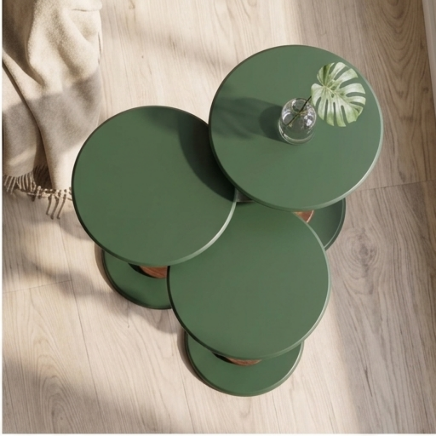 Verde Spindle Nesting Side Tables (Set of 3)