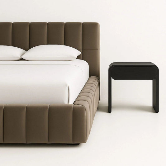 Noir Curve Nightstand