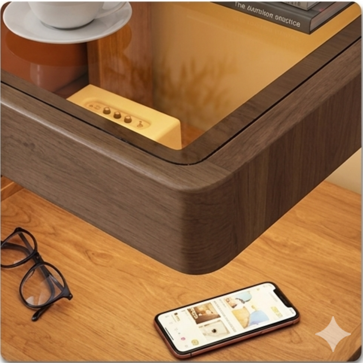 LumiNest Smart Bedside Table