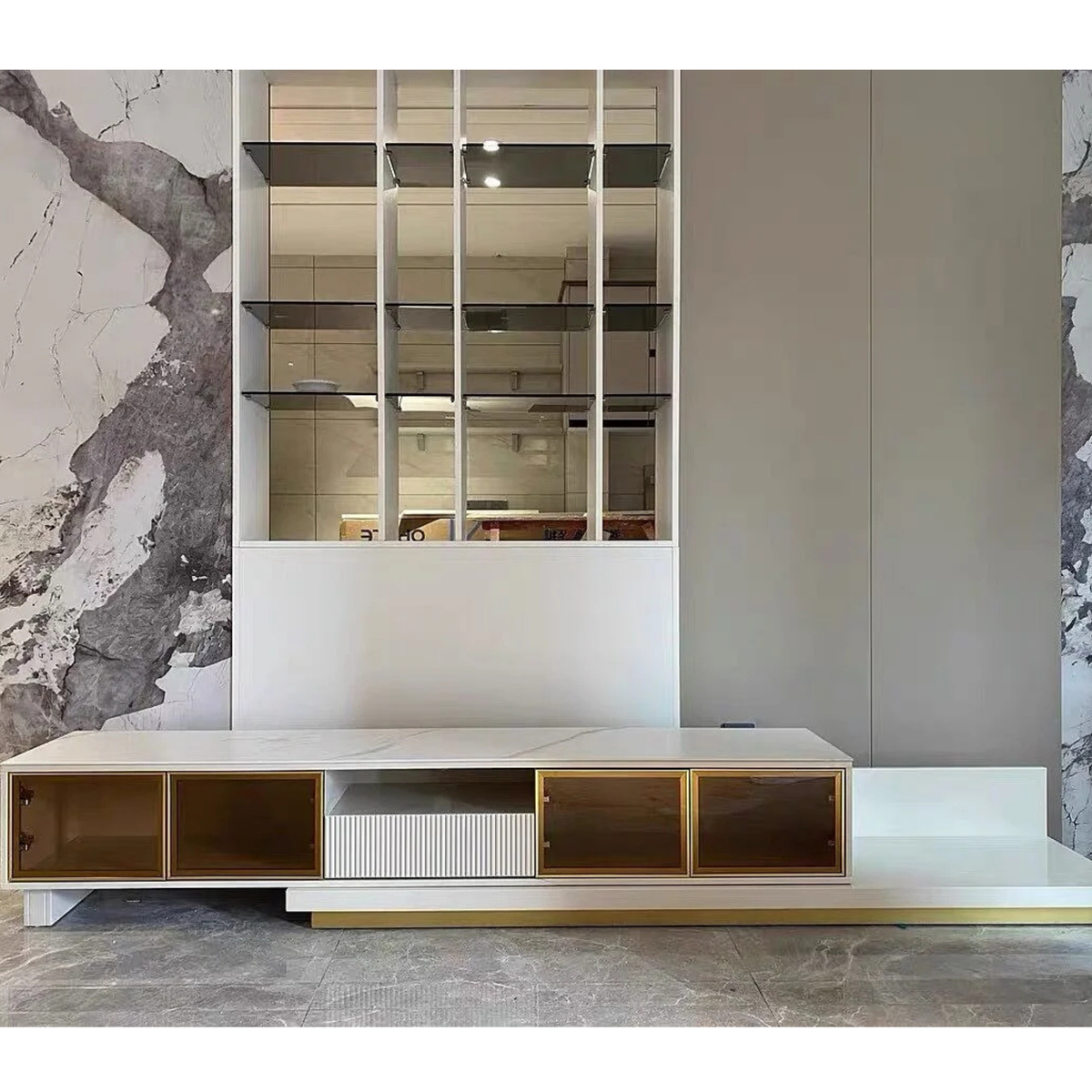 Modern Low-Profile TV Stand