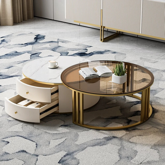 Luxury Nesting Coffee Table Set