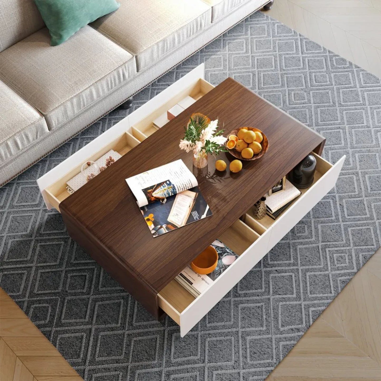Modern Storage Coffee Table