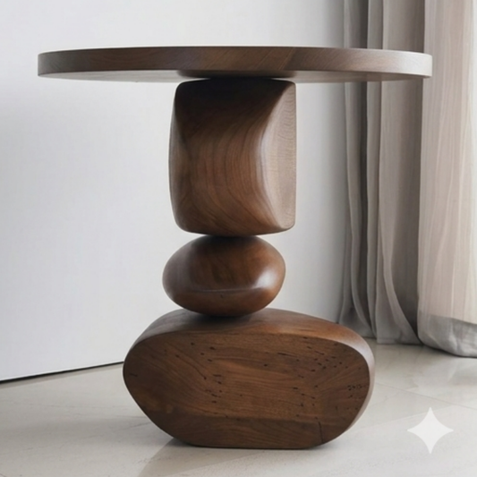 ZenStone Sculptural Side Table