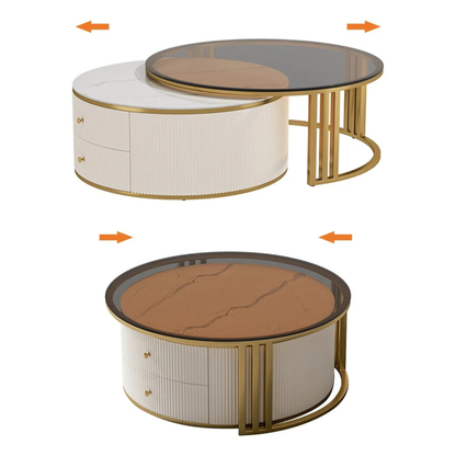 Luxury Nesting Coffee Table Set
