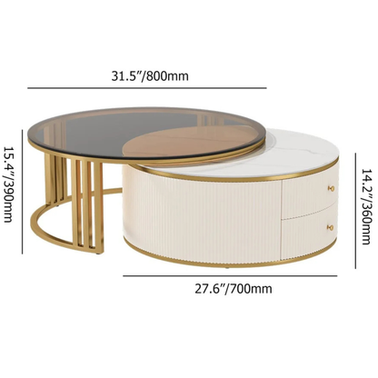 Luxury Nesting Coffee Table Set