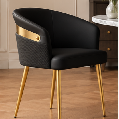 Velvet Wingback Lounge Chair