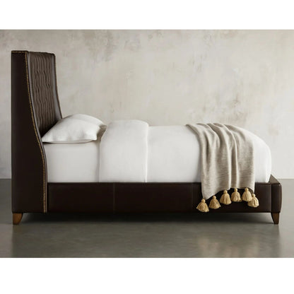 Classic Wingback Tufted Bed