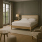 Modern Upholstered Panel Bed
