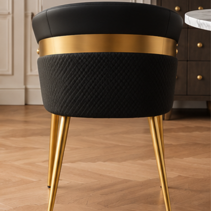 Velvet Wingback Lounge Chair