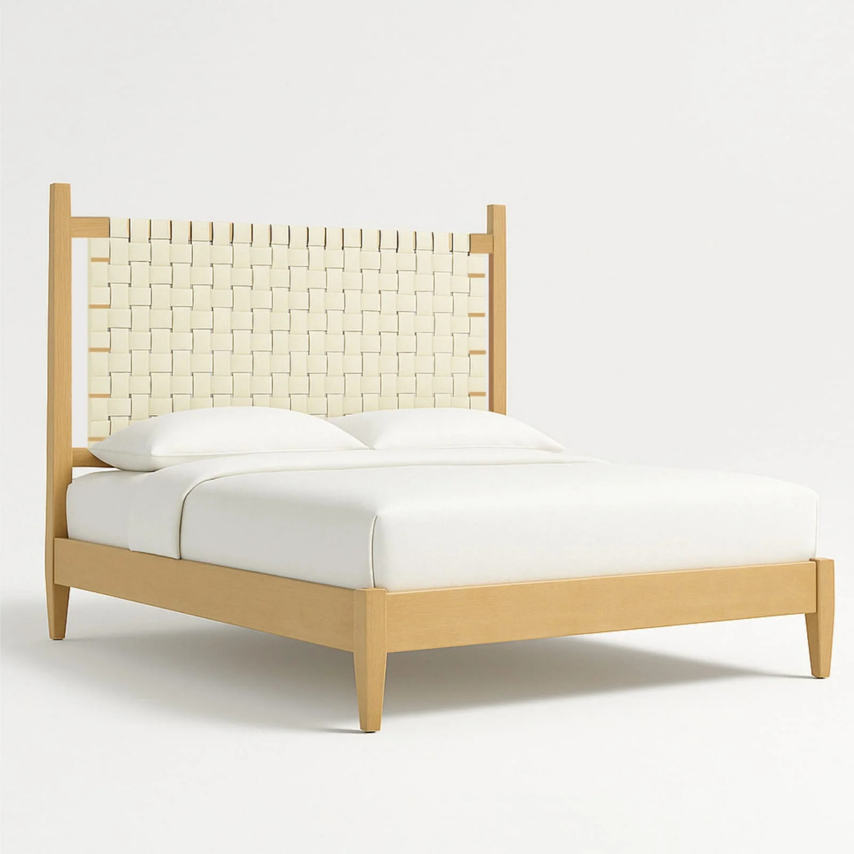 Modern Woven Wood Bed