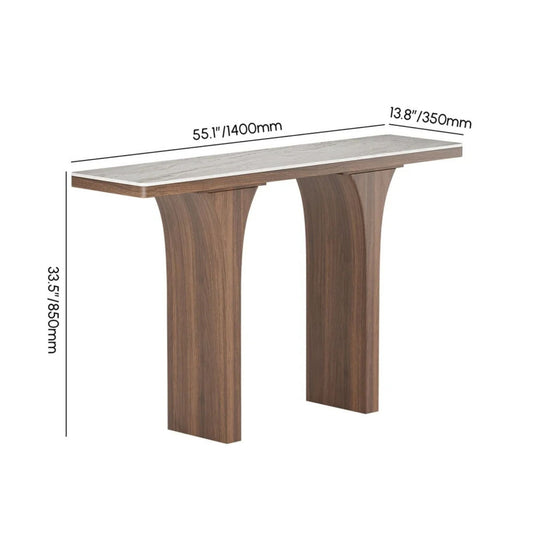 Aria Marble Top Console Table