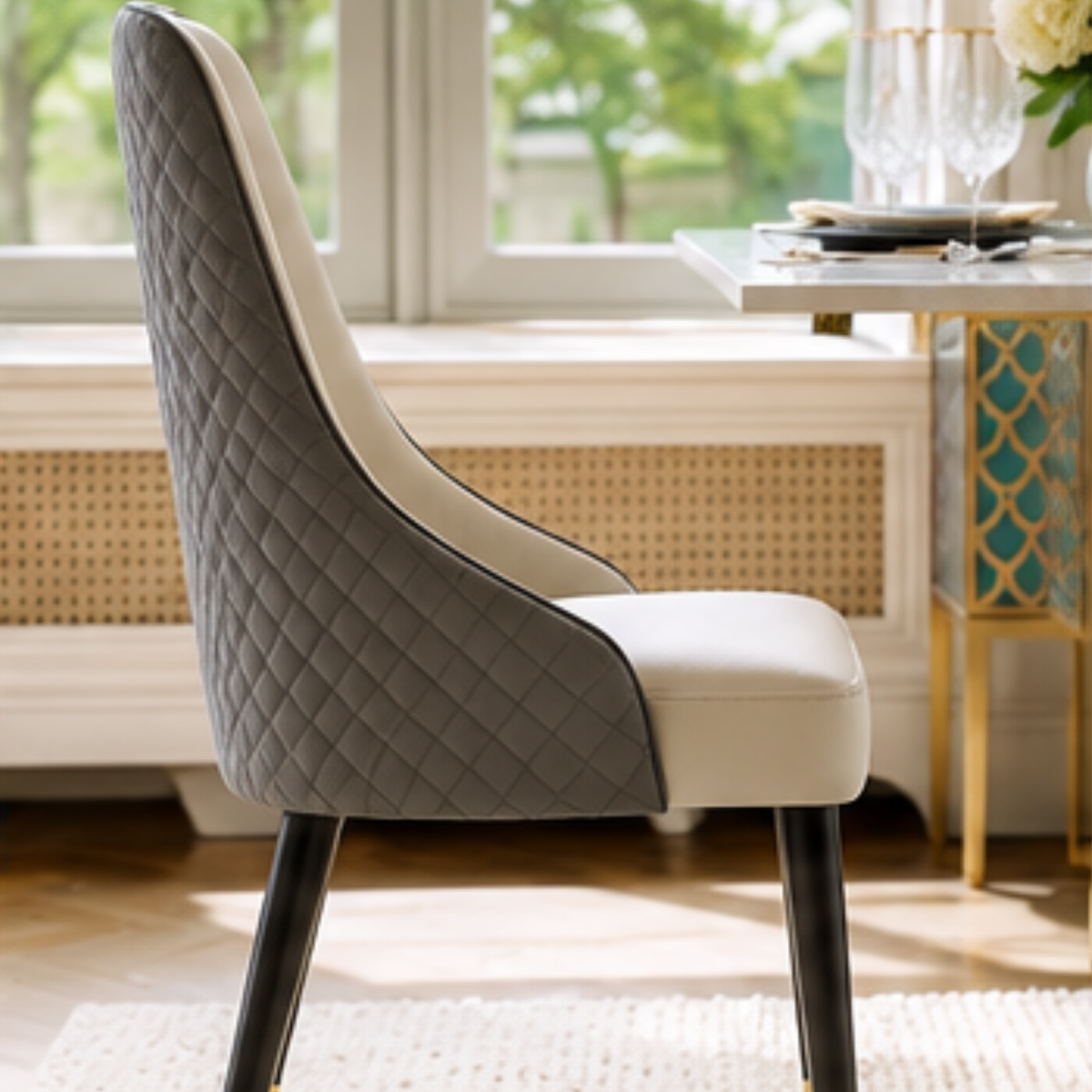 Onyx Gold Accent Chair
