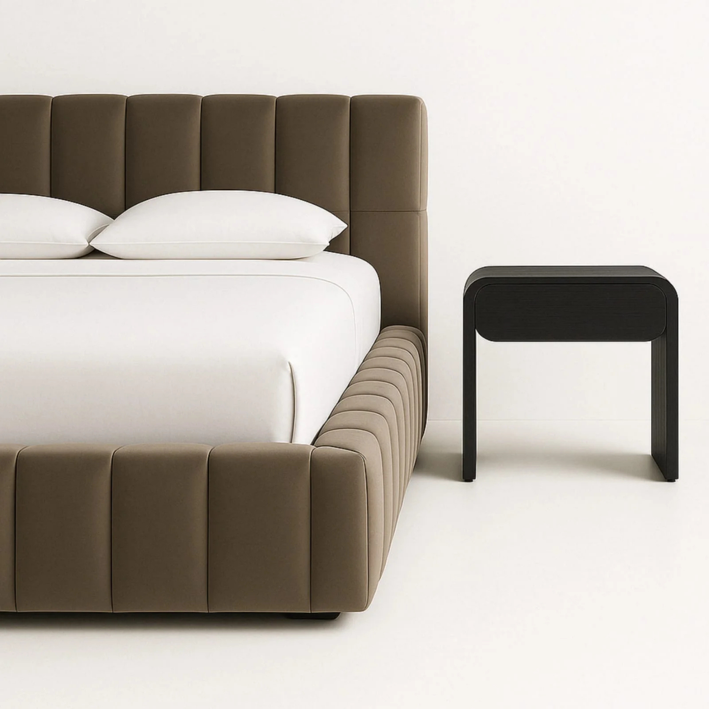 Noir Curve Nightstand