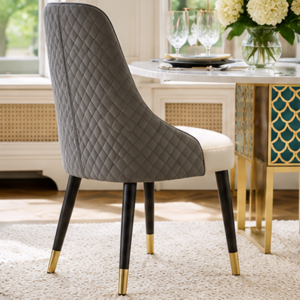 Onyx Gold Accent Chair