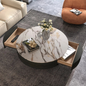 Modern Round Storage Coffee Table