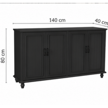Hudson Charcoal Sideboard