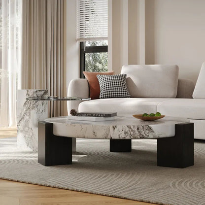 Luxury Modern Marble Coffee Table