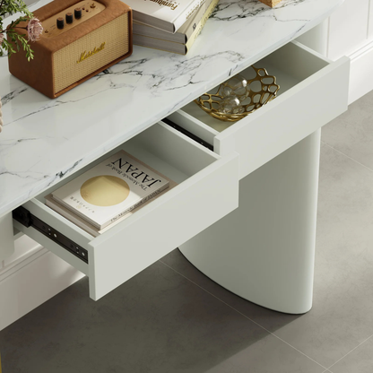 Luna Marble Console Table