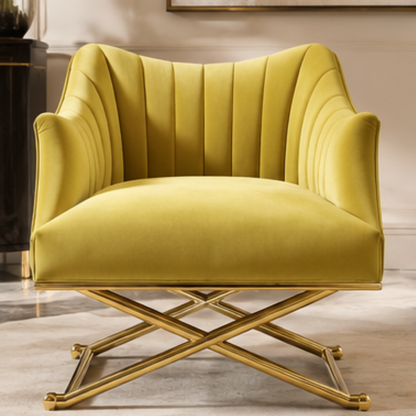 Aurelia Velvet Lounge Chair