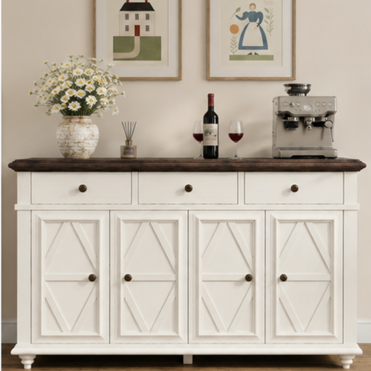 Willow Haven Farmhouse Buffet Cabinet