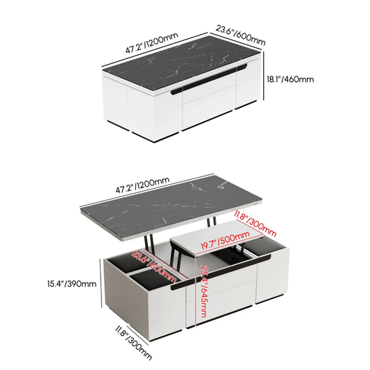 Lift-Top Storage Coffee Table