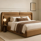 Contemporary Upholstered Platform Bed