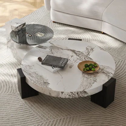 Luxury Modern Marble Coffee Table