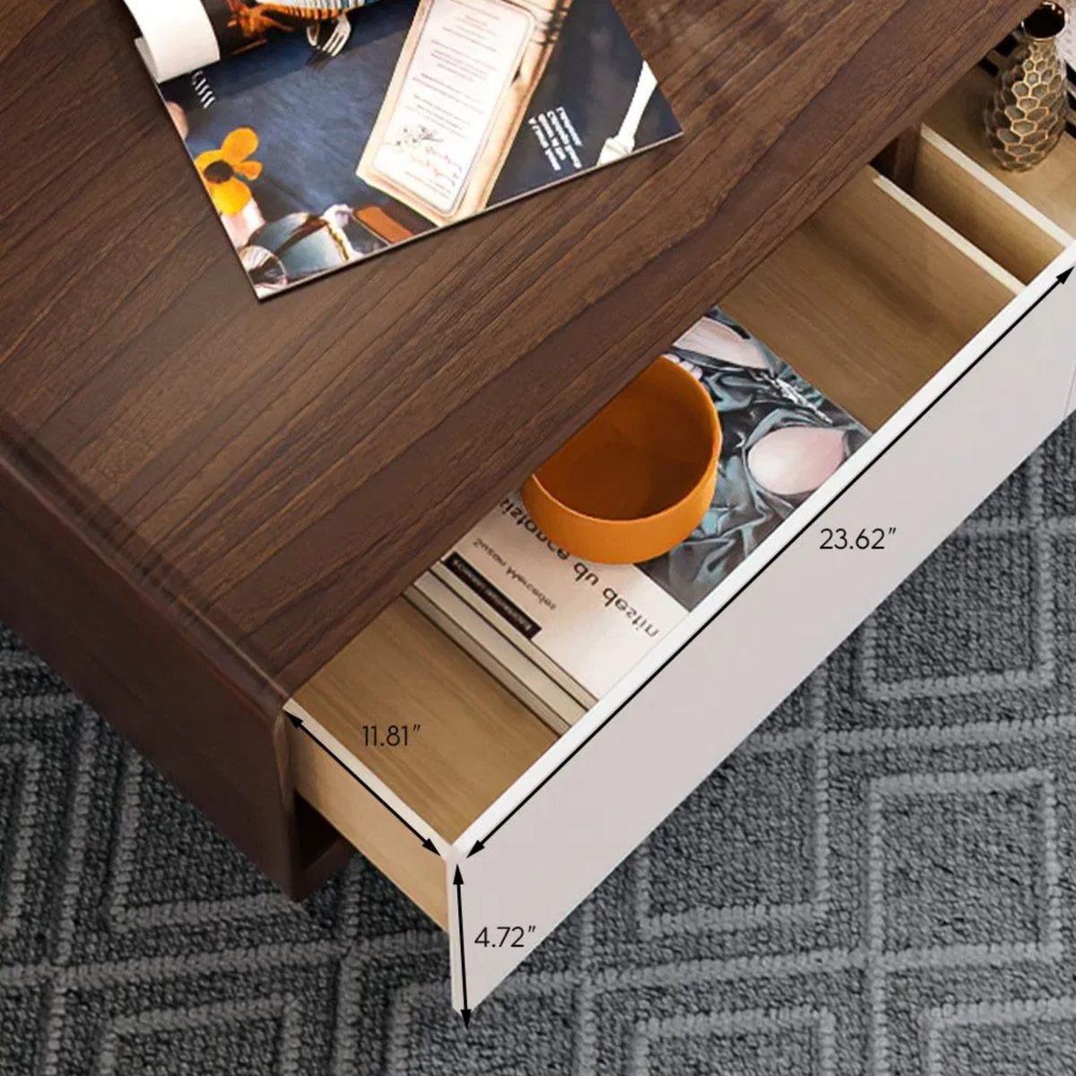 Modern Storage Coffee Table