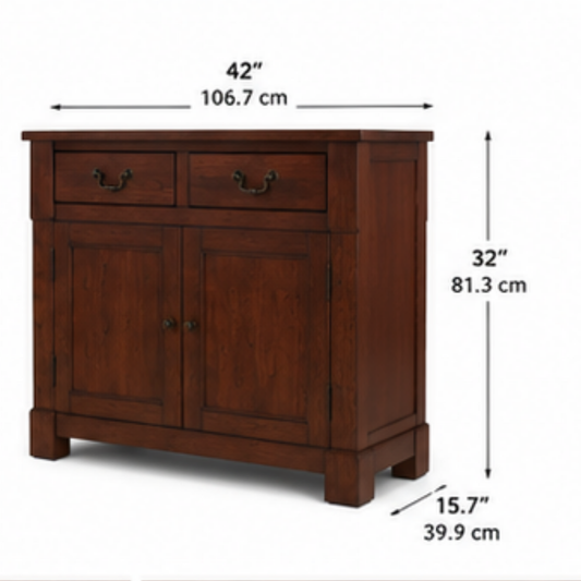 Heritage Farmhouse Sideboard Cabinet