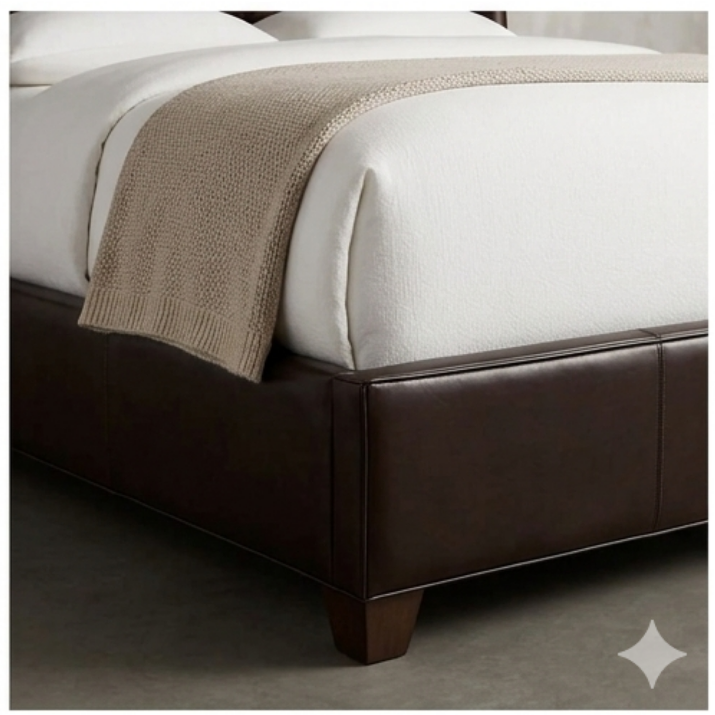 Classic Wingback Tufted Bed