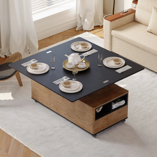 Modern Lift-Top Coffee Table with Storage