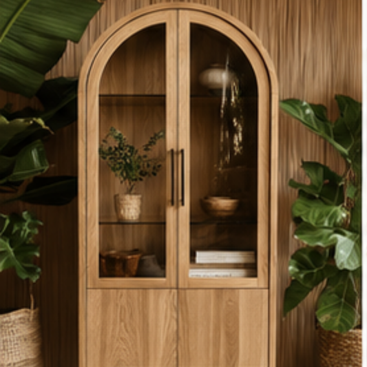Arcadia Arched Display Cabinet