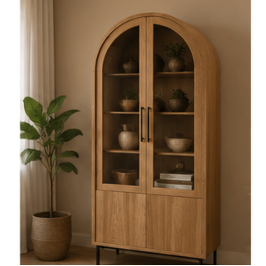 Arcadia Arched Display Cabinet