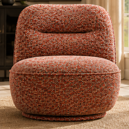 Cloud Bouclé Barrel Chair