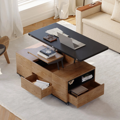 Modern Lift-Top Coffee Table with Storage
