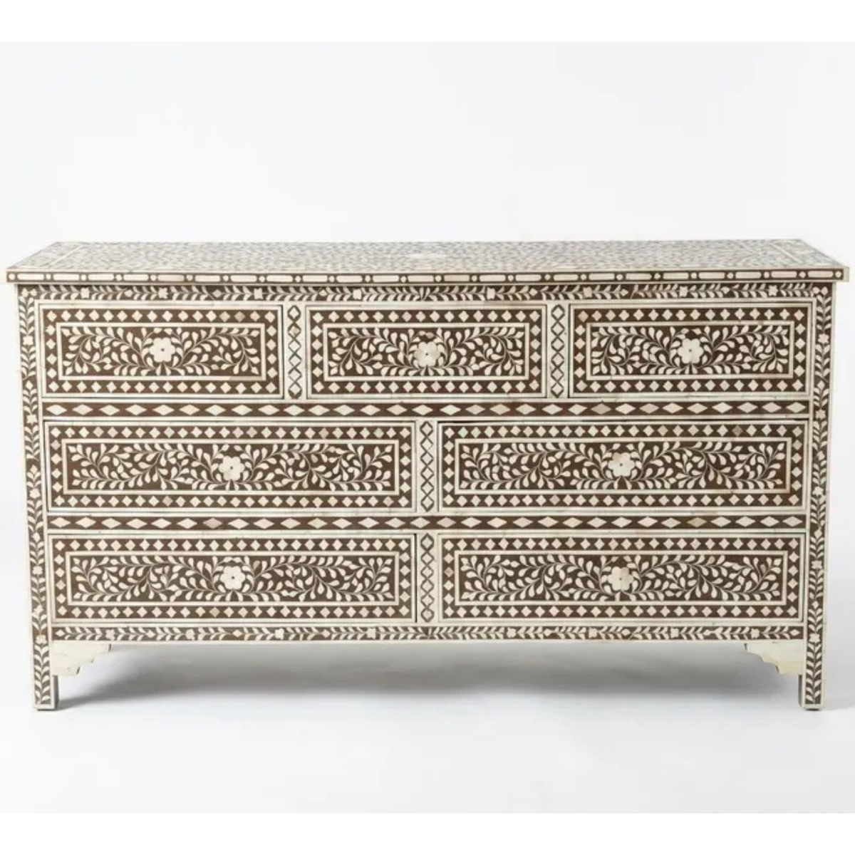 Heritage Floral Bone Inlay Dresser