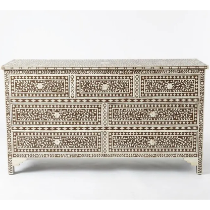 Heritage Floral Bone Inlay Dresser