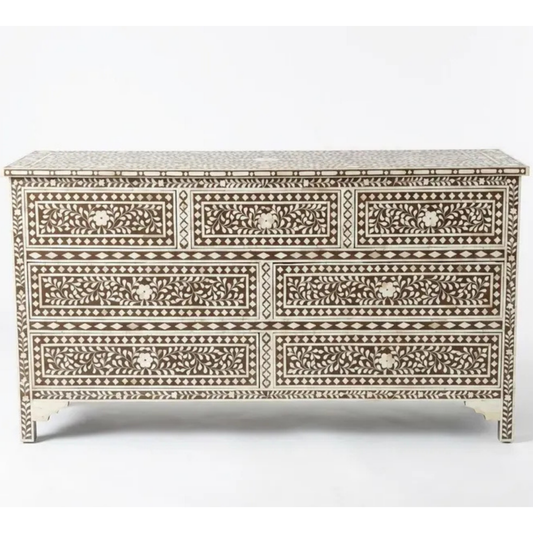 Heritage Floral Bone Inlay Dresser