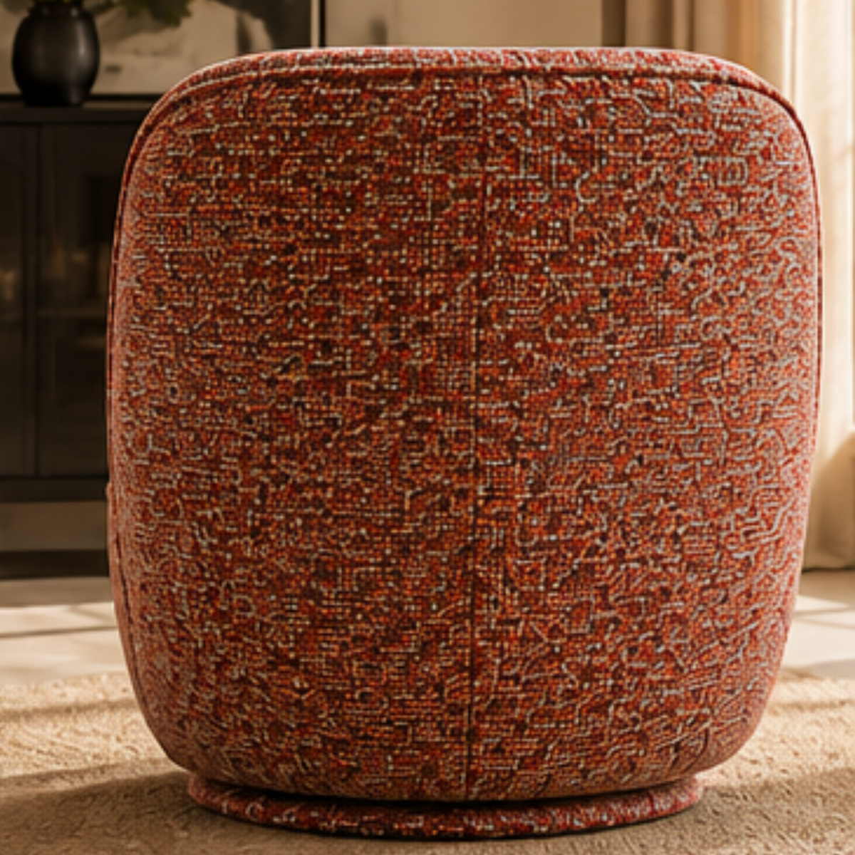 Cloud Bouclé Barrel Chair