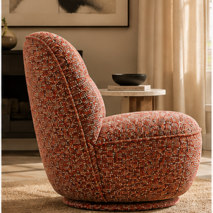 Cloud Bouclé Barrel Chair