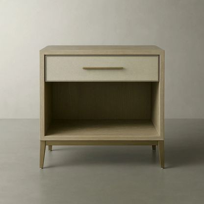 Modern Open-Shelf Nightstand
