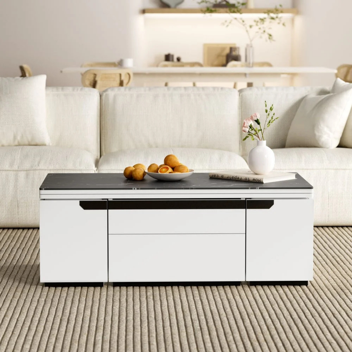 Lift-Top Storage Coffee Table
