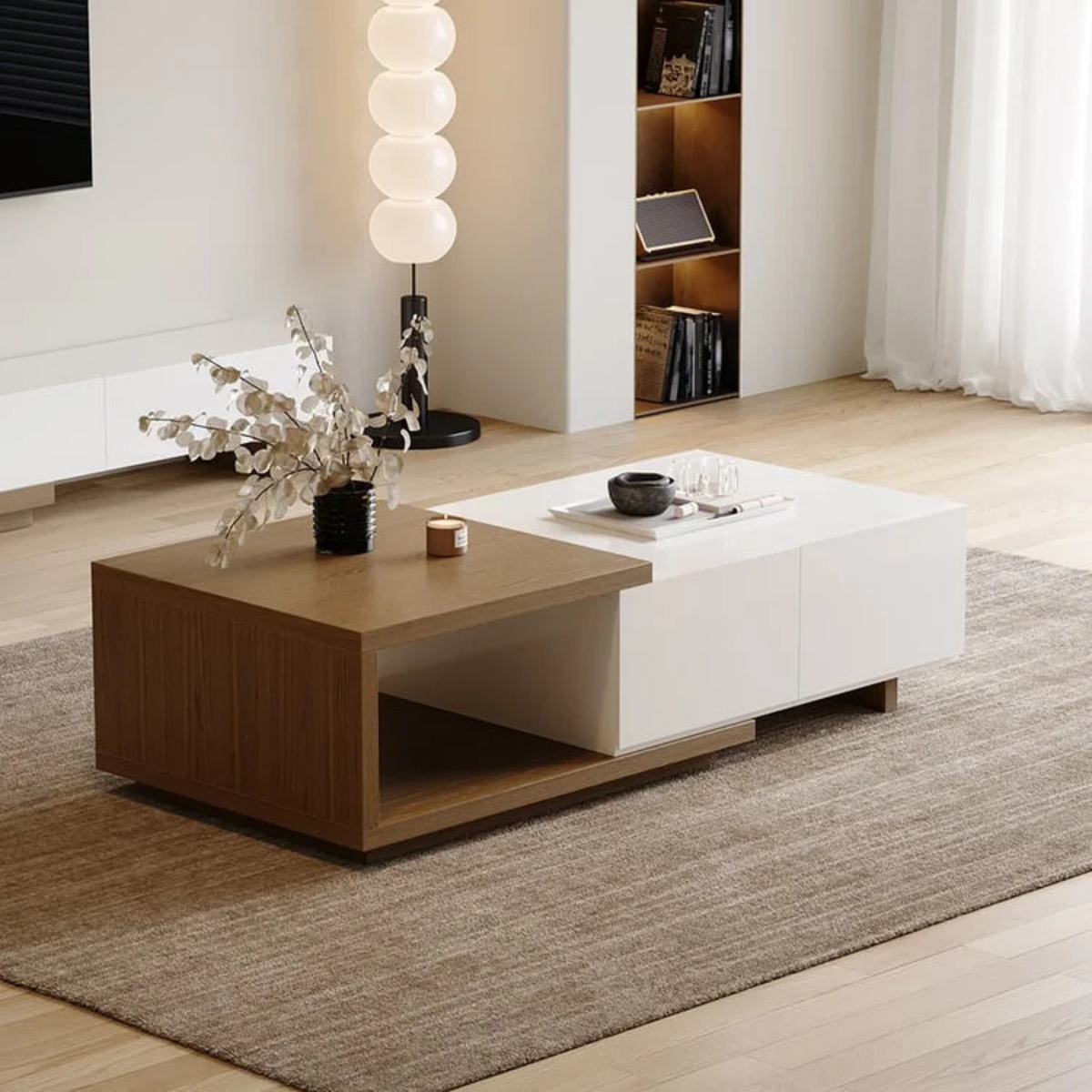 Extendable Modern Coffee Table